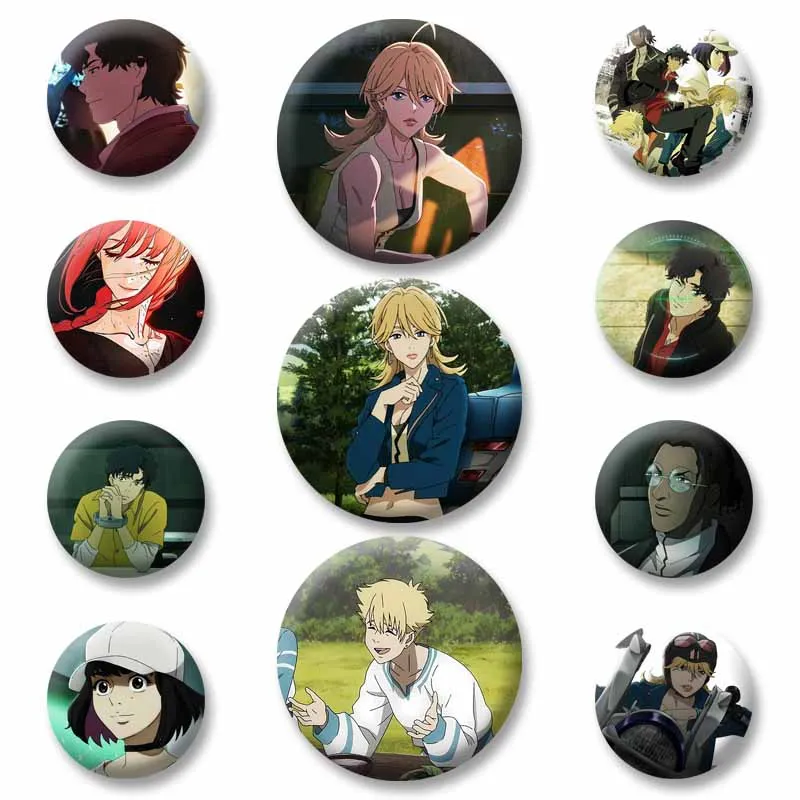 

Anime Lazarus Axel Gilberto Elaina Button Pin Cartoon Character Cosplay Brooch Bag Clothes Hat Decor Badge Collect Jewelry Gifts