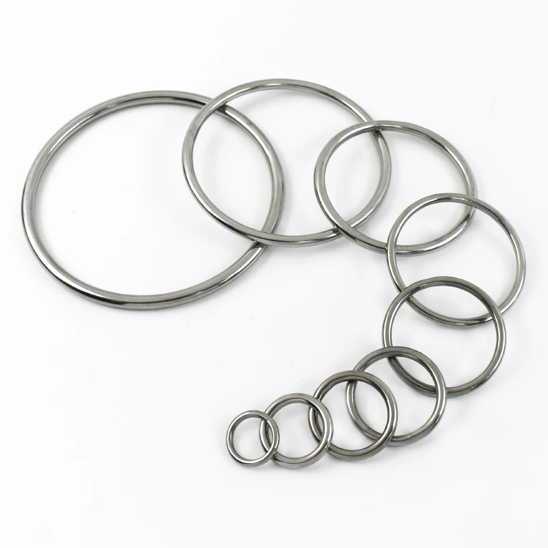 

1-5Pcs 15-100mm Stainless Steel O Ring Buckles Bags Webbing Connector Snap Dog Collar Keychain Hook Loop DIY Sewing Accessories