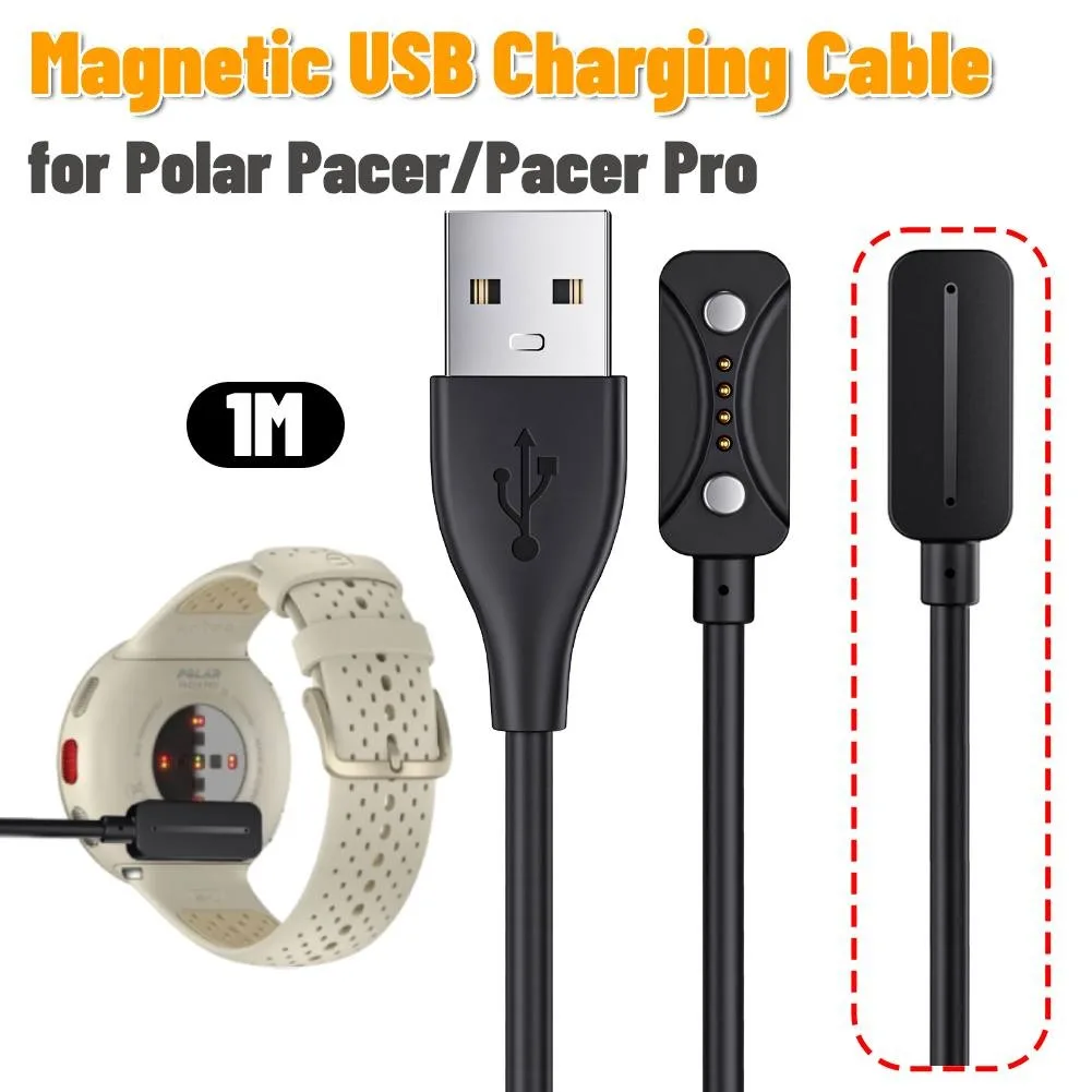 1 متر المغناطيسي USB كابل شحن مهايئ شاحن استبدال الطاقة تهمة سلك 5 فولت 1A ل القطبية باسر/Pacer Pro/Ignite 3/Vantage V3