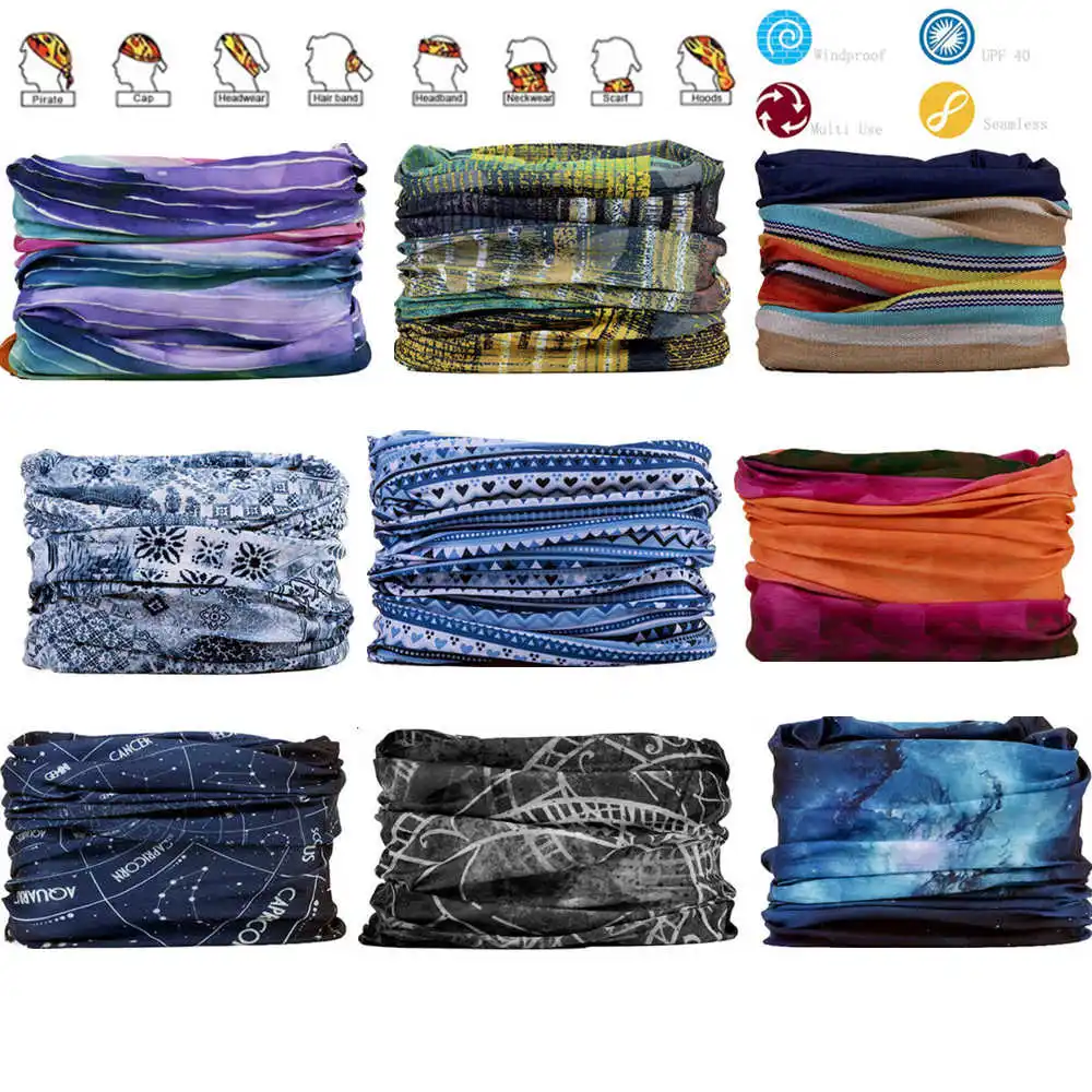 2251 Magic Scarf Climbing Hiking Sport Headwear Motorcycle Turban Outdoor Cycling Hand Band - Multifunctional Climbing Hiking