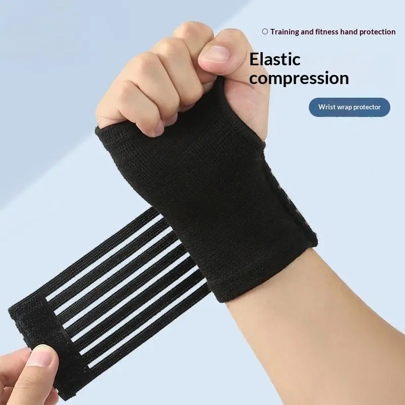 Hoyytu Wrist Palm Guard Adjustable Compression Strap Lightweight Breathable Polyester for Kids Teen Sports Protection