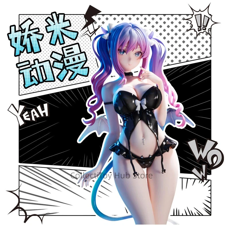 

Luminous Anime Figure, 1/6 Scale Little Succubus Girl PVC Statue, 30cm Desktop Ornament, Collectible Gift for Anime Enthusiasts