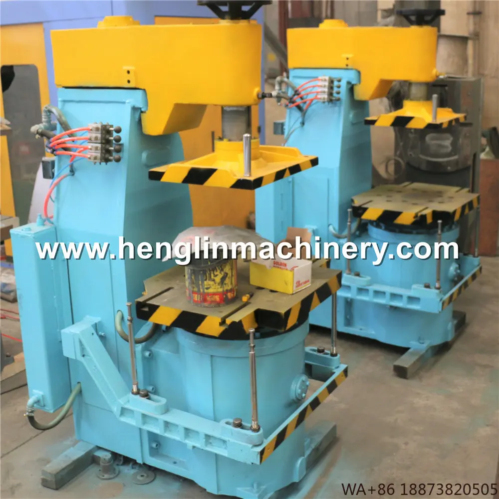 آلة صب الرمل الصينية لصب الغطاء، آلة قولبة الضغط الجولت للفتحة #5