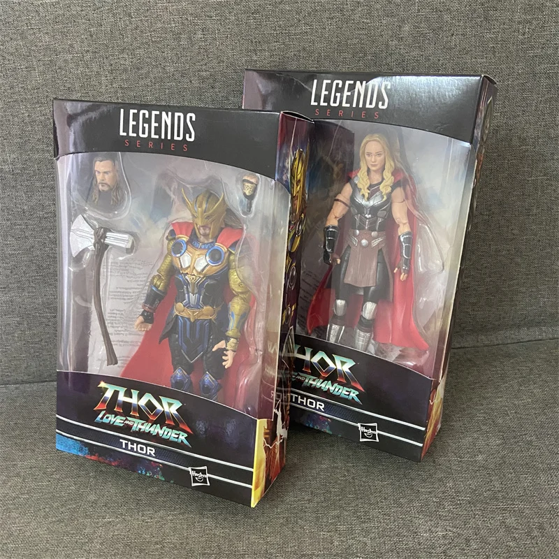 Marvel Legends Thor: Love and Thunder Actionfigur Lady Thor Jane Foster Korg BAF Mighty Wave THOR Geschenk 6" Sammlungsmodellspielzeug