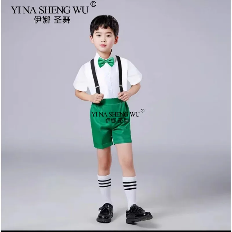 Children's performance costume, girl princess, fluffy dress, evening gown, sequined chiffon dress, dance performance costume set