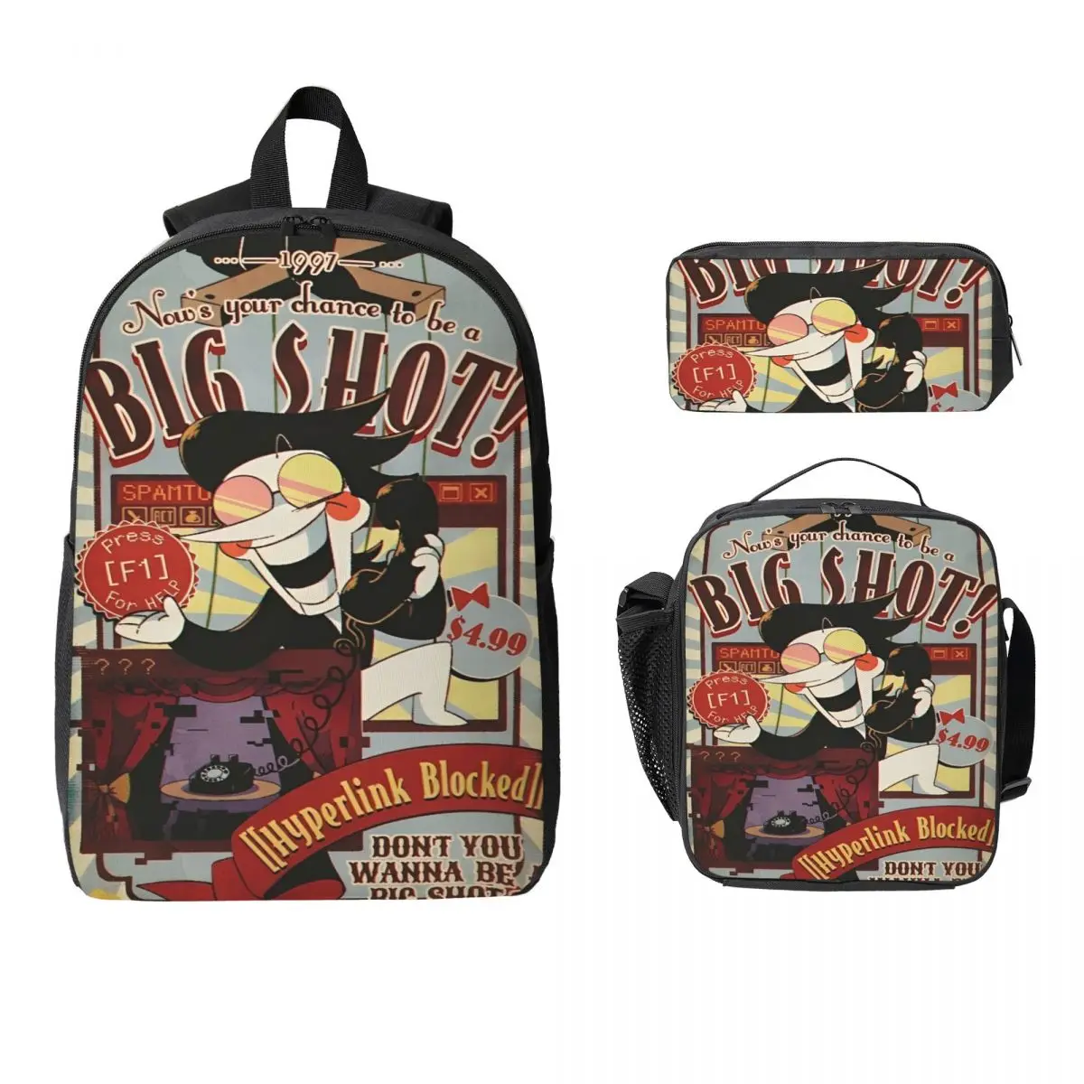 

Детский рюкзак Deltarune Game, ланч-бокс, пеналы для мальчиков и девочек, рюкзаки, школьная сумка, набор книг