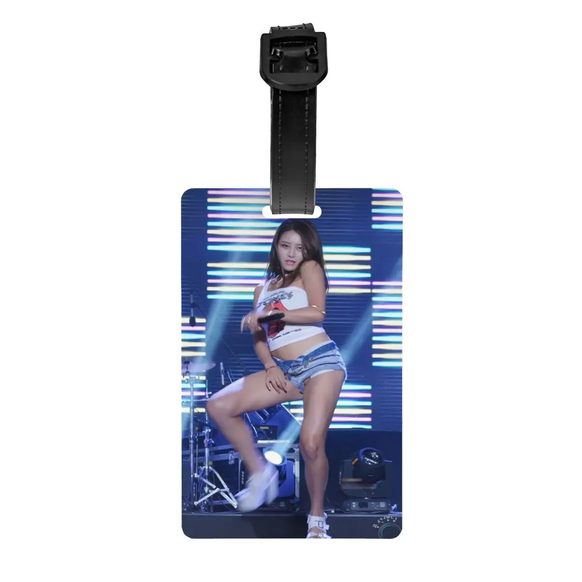 Custom Fashion Kpop Bambinos Sexy Dance Luggage Tag Travel Bag Suitcase Privacy Cover ID Label