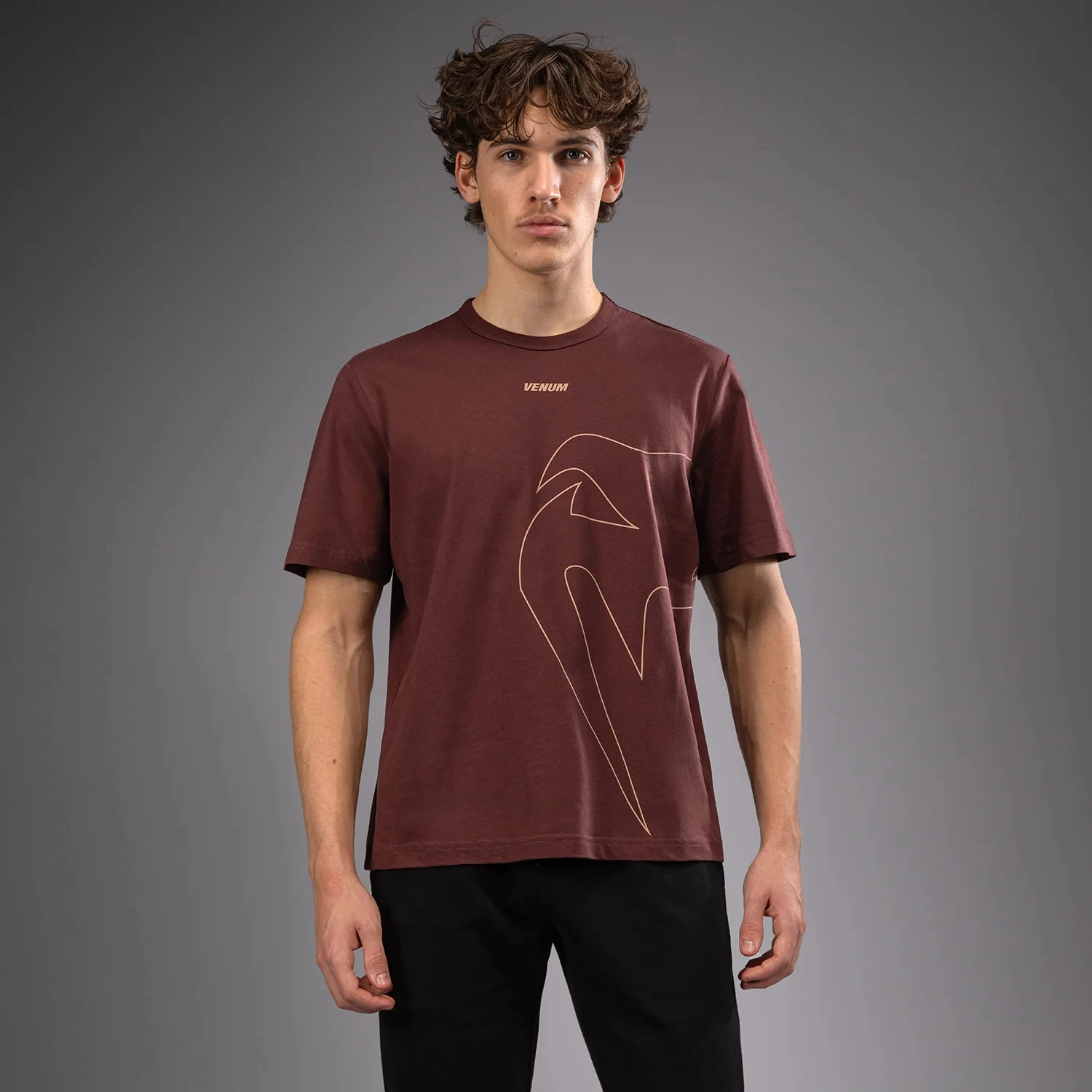 2026 Summer New Extreme Sports Tight Boxing Venum Giant Connect T-shirt Breathable Quick-Drying Elastic Top for Fitness Training