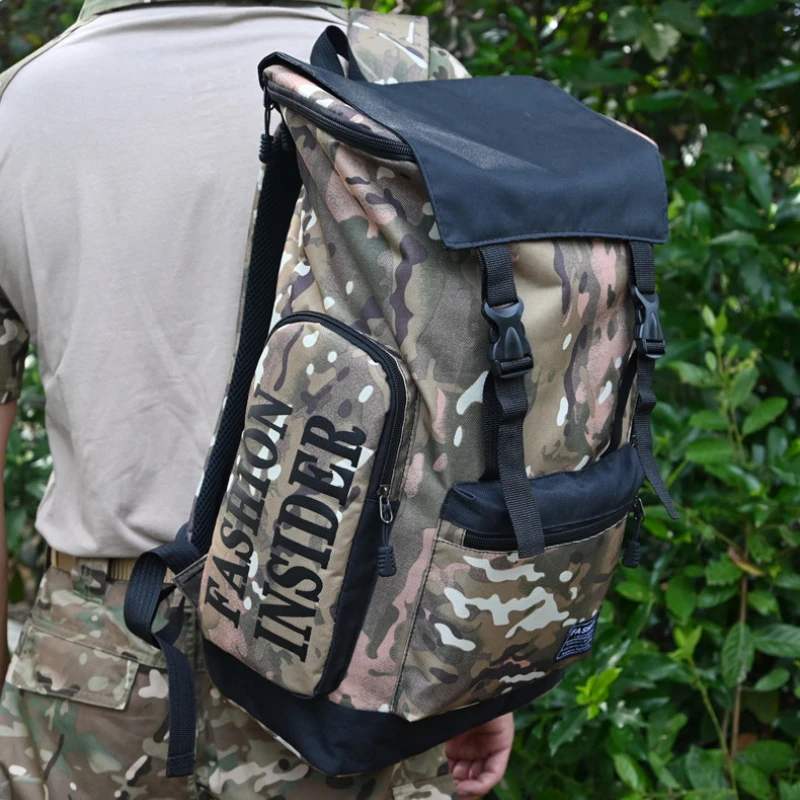 

22L Camouflage Outdoor Backpack Military Fan Tactical Bag Lightweight Strong and Durable Handbag for Hiking Camping Riding