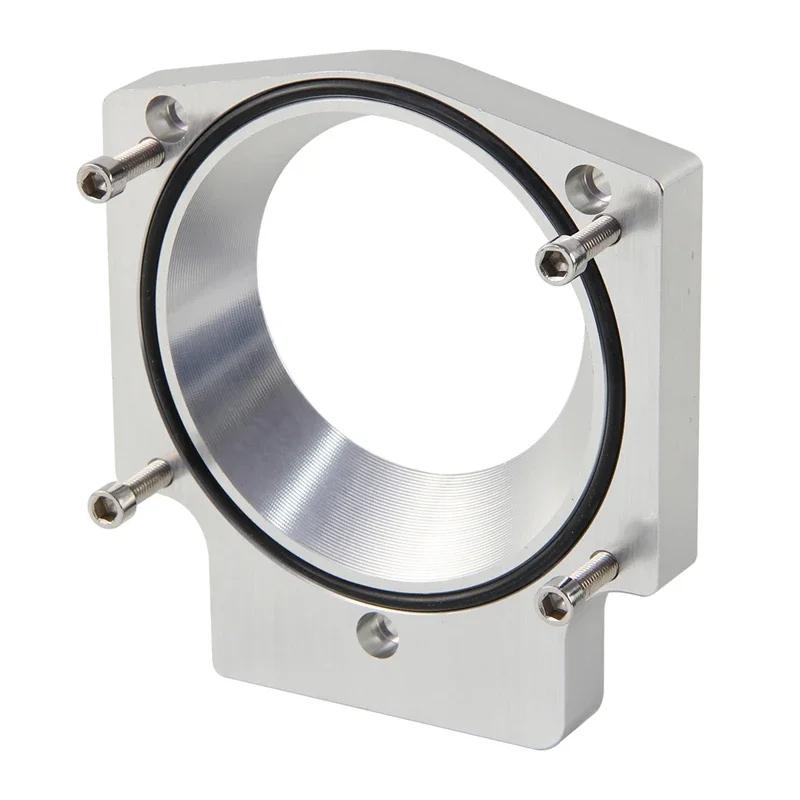 

Black/Sliver For 102mm throttle body Aluminum GM GEN III LS1 LS2 LS6 LSX LS4 Manifold Adapter Plate