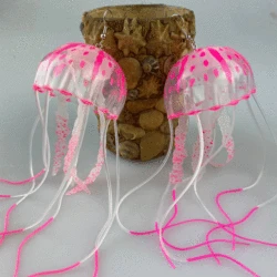 Colorful Jellyfish Earrings, Underwater Jewelry Sea Life Lightweight and Fun Date Night Earrings y2k