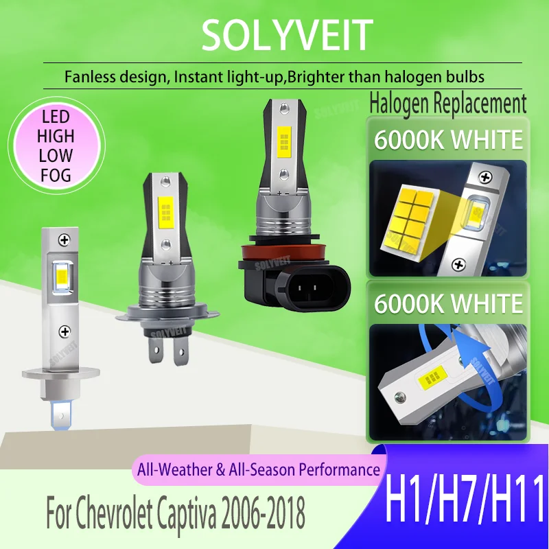 

The straightforward approach to pro 6000K lighting LED H1/H7/H11 FOR Chevrolet Captiva 2006 2007 2008 2009 2010 2011 2012-2018
