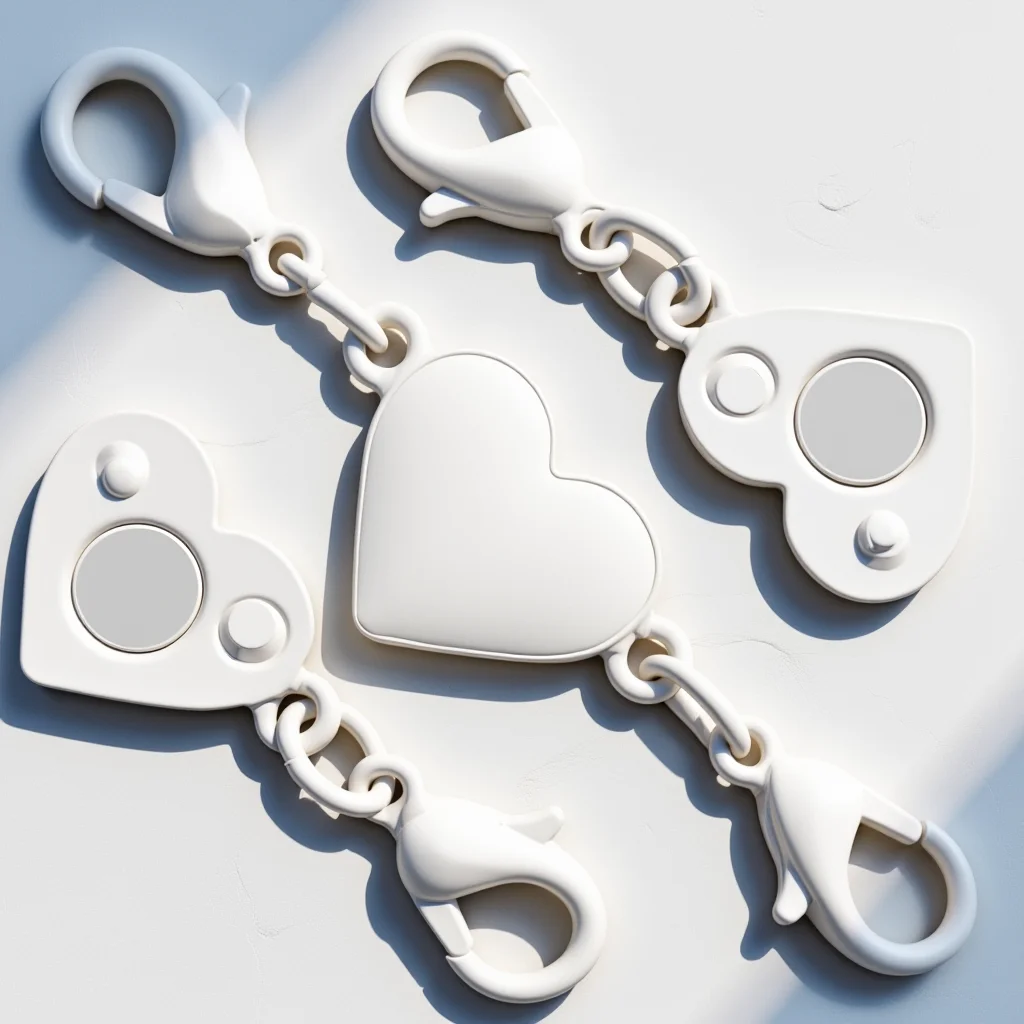 

2 pcs Heart Shaped Magnetic Clasp Chain 925 Silver Lobster Clasps for Jewelry Necklace Bracelet DIY Making Accessories
