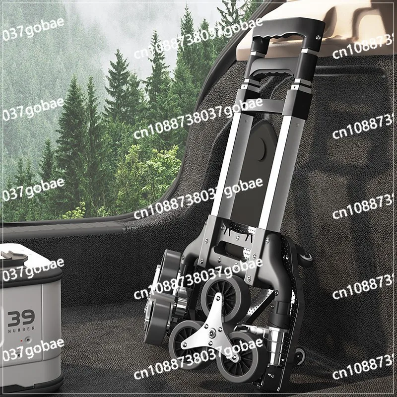 Folding trolley Home shopping Shopping Carrying luggage cart Garden cart