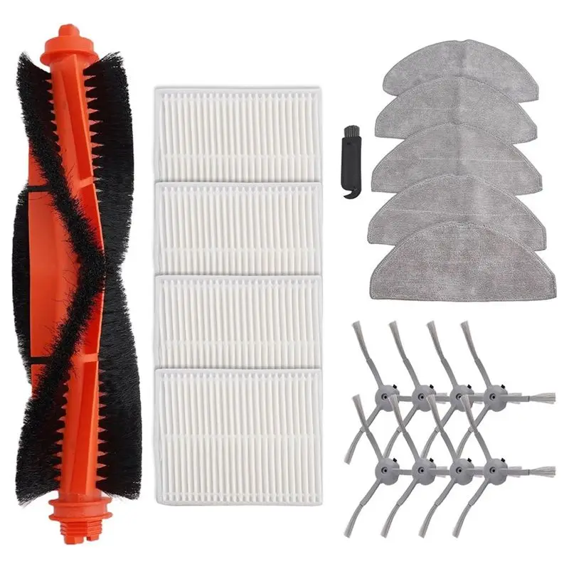 [HOT!A34R】 For Lubluelu L20/For Honiture V8 Pro Robot Vacuum Cleaner Main Side Brush Hepa Filter Mop Cloth Replacement Parts