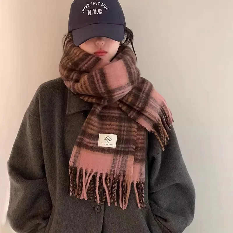 قسط الباردة مضفر وشاح الطالب وشاح النسخة الكورية زوجين المرأة الخريف والشتاء سميكة الدافئة شال #2