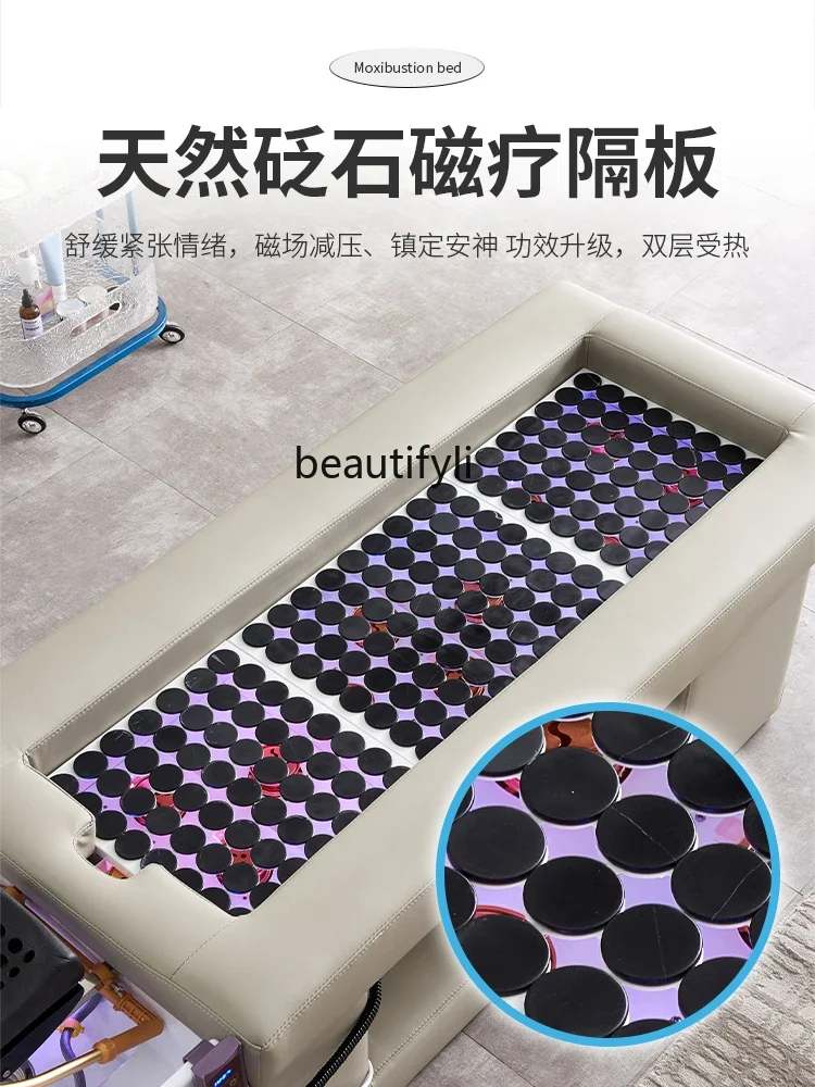 Moxibustion Bed Smoke-Free Beauty Salon Special Head Therapy Shampoo Chair Hair Saloon Dedicated Massage Traditional Chinese