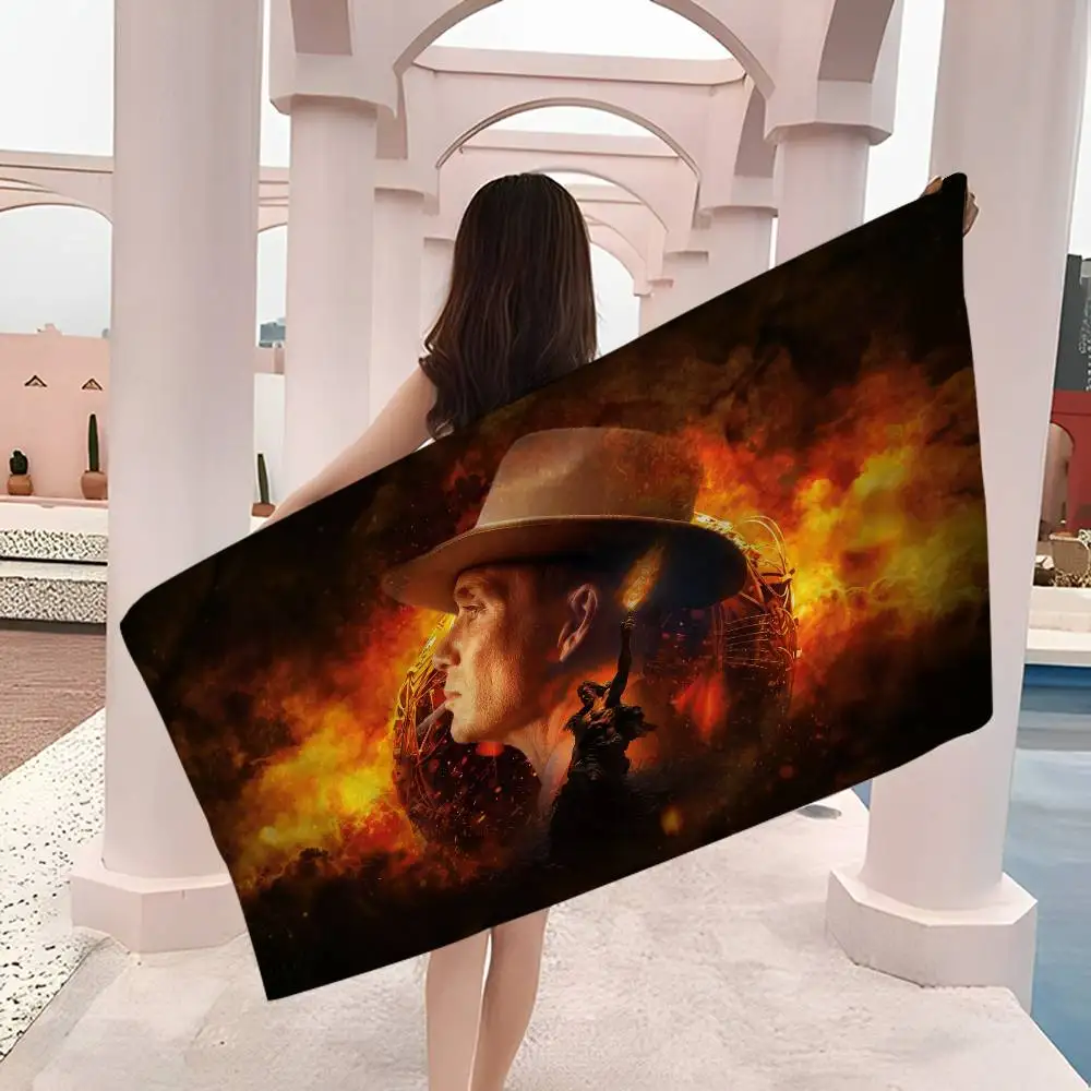 Classic Movie Oppenheimer Microfiber Beach Towel Absorbent Quick dry Soft Yoga Swimming Resort Mountain Climbing Towel