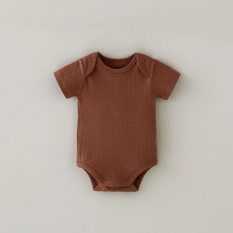 

Somenie Baby Bodysuit 100% Cotton for Four Seasons Boys Girls Short Sleeve Onesie Comfortable Soft Breathable Newborn Gift