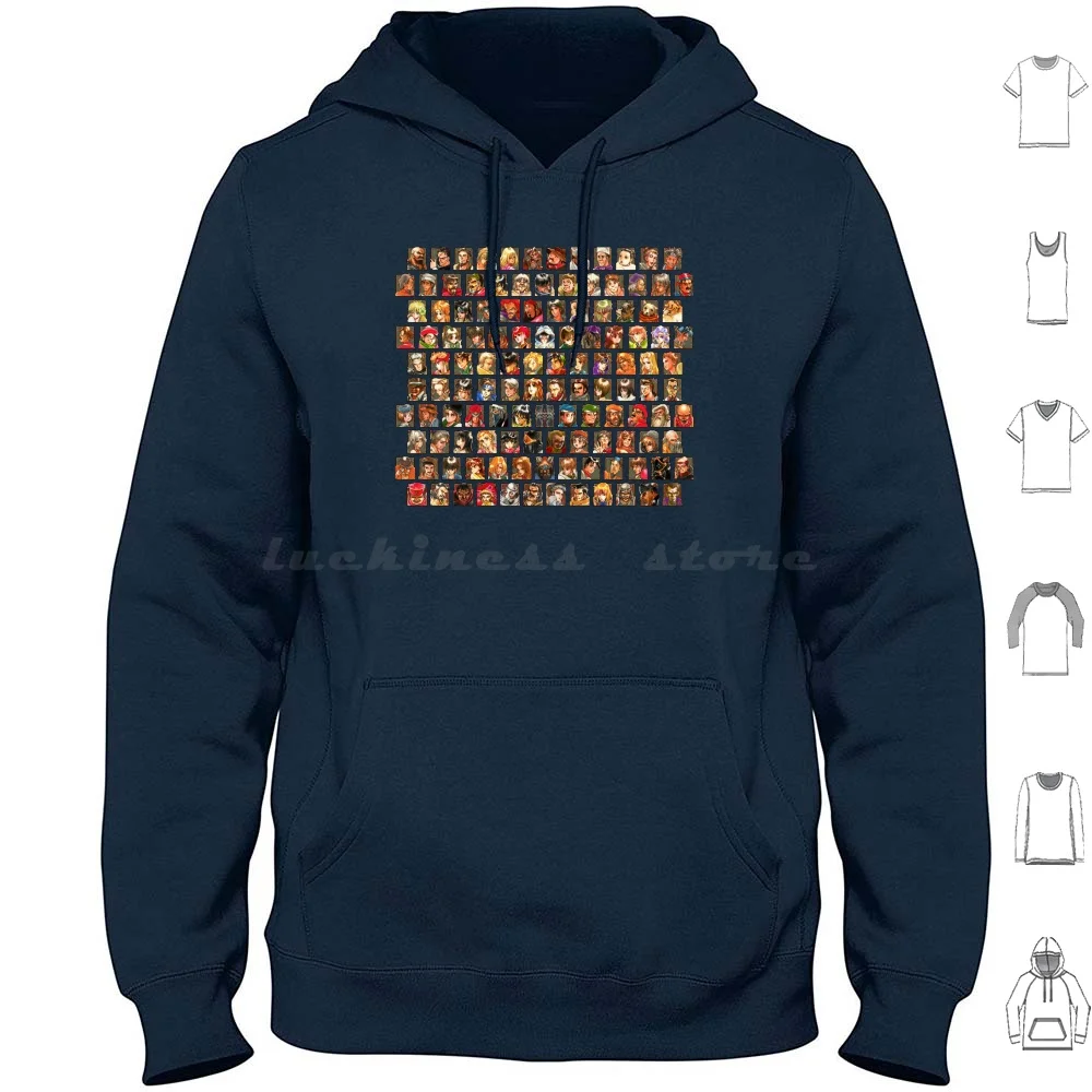 Suikoden Cast Hoodie en coton à manches longues Suikoden Stars Of Destiny