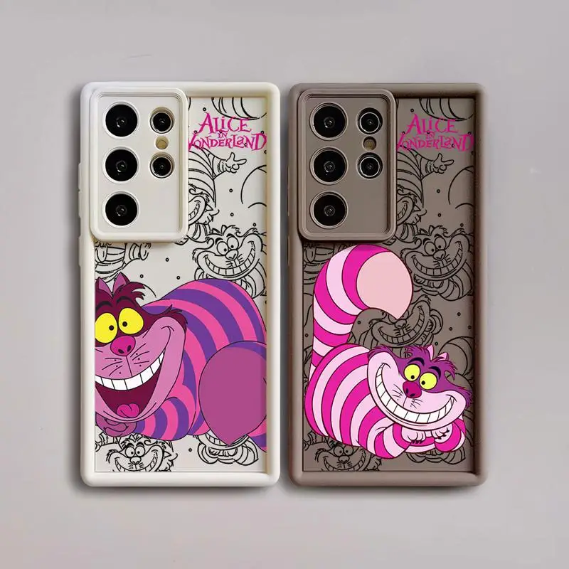 Alice In Wonderland Disney Case for Samsung Galaxy S24 Ultra S22 Plus S20 FE S21 S23 Ultra S22 Ultra Coque Soft Cover