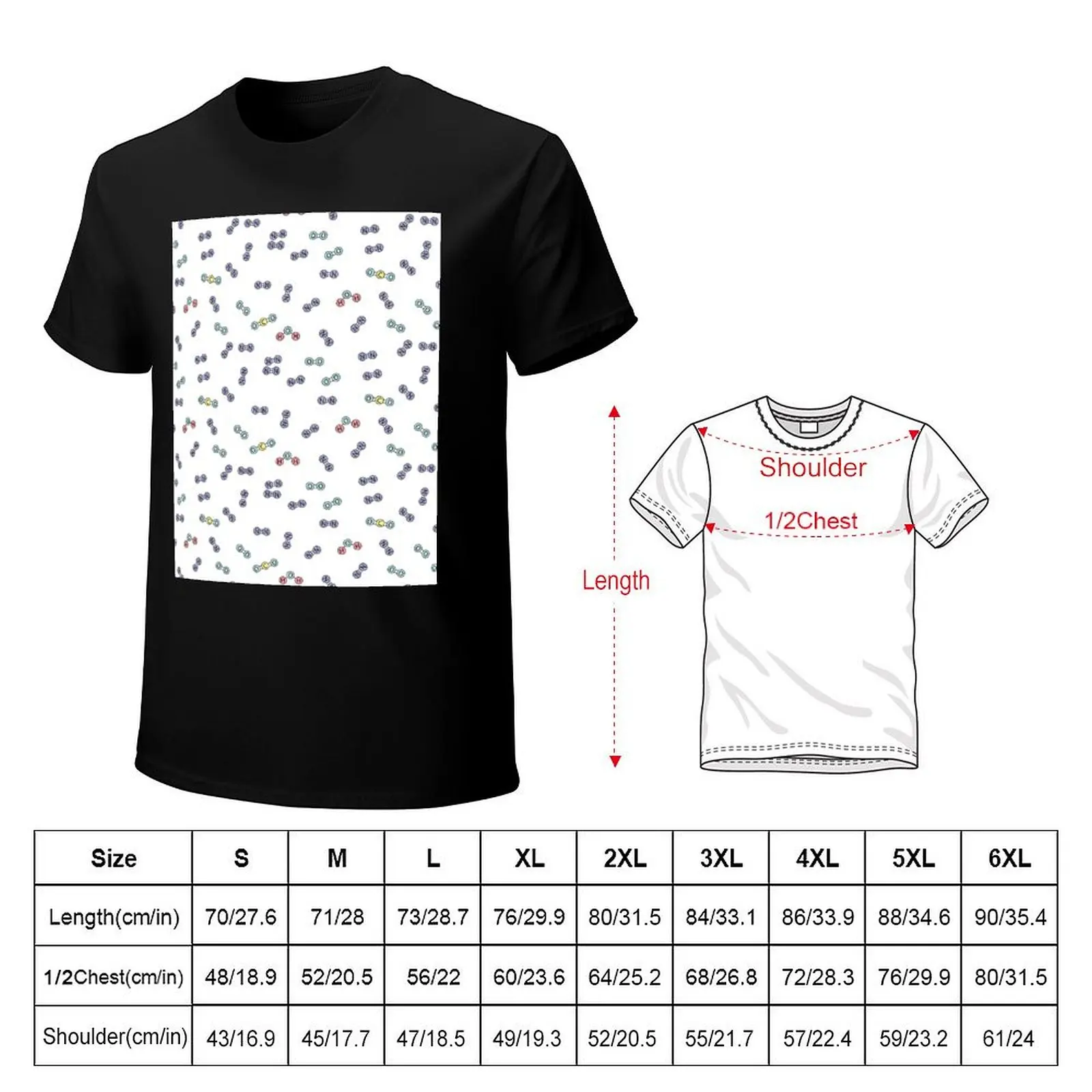 Atmosphere chemical structure - Chemist molecule chemistry joke T-Shirt Breathable Lightweight Summer Top