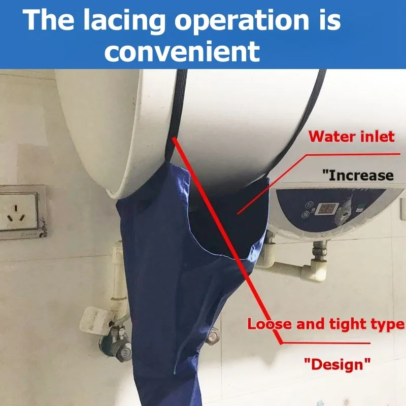 【PRICE REDUCT】Easy Cleaning PVC For Splash Guard Kitchen Appliance Cover For Electric Water Heater Drain