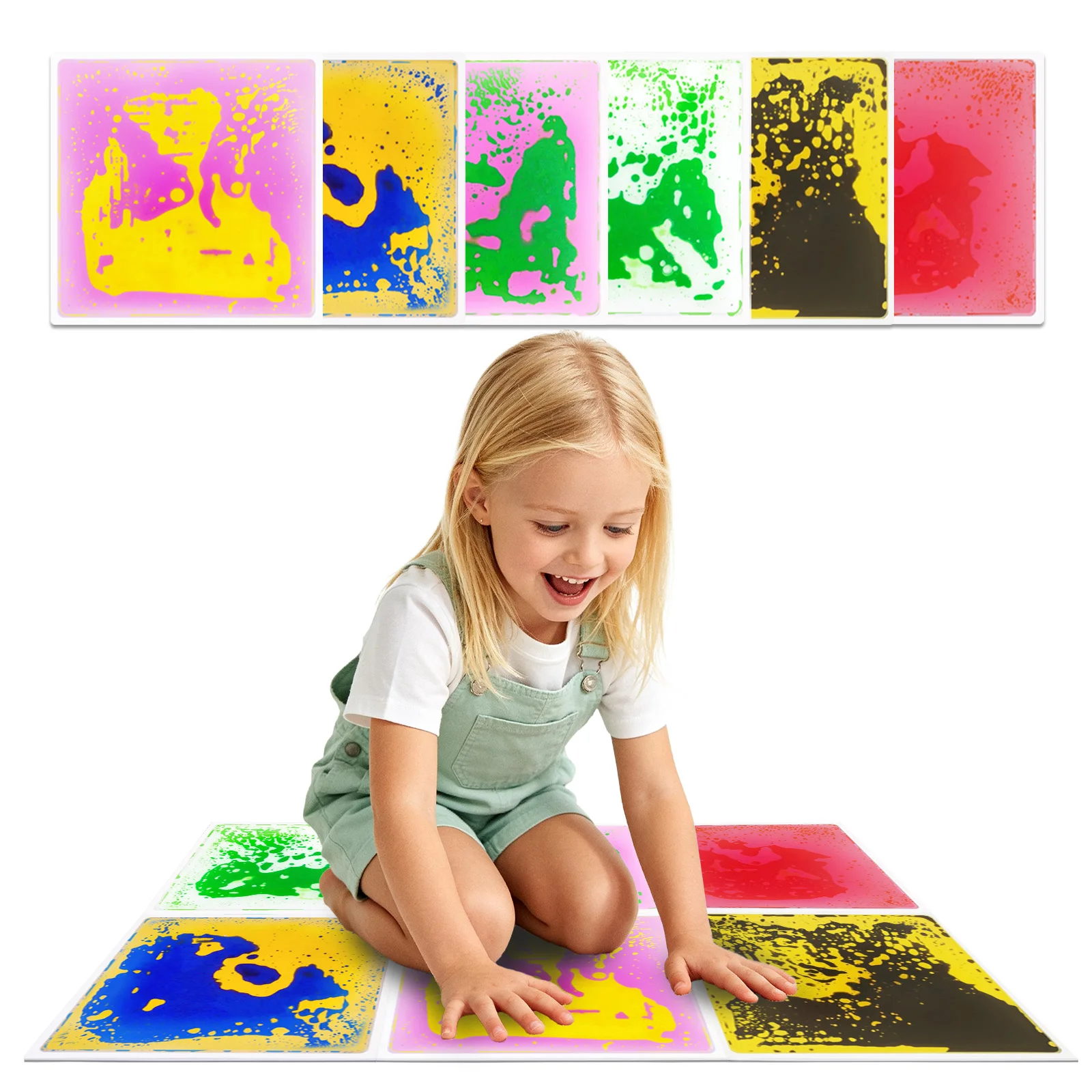Wear-resistant Durable Classroom Sensory Floor Tiles Visual Sensory Toys High Frequency School Floor Tiles