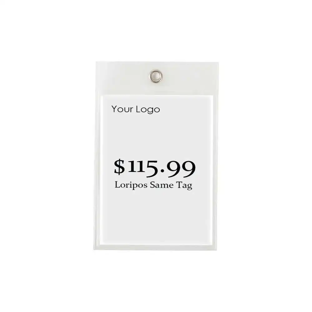 20pcs Pvc Pouch Furniture Tag Sign Holder Ticket Sleeve Plastic Bag Envelope Cover Pocket Hanger Vinyl Protective Film