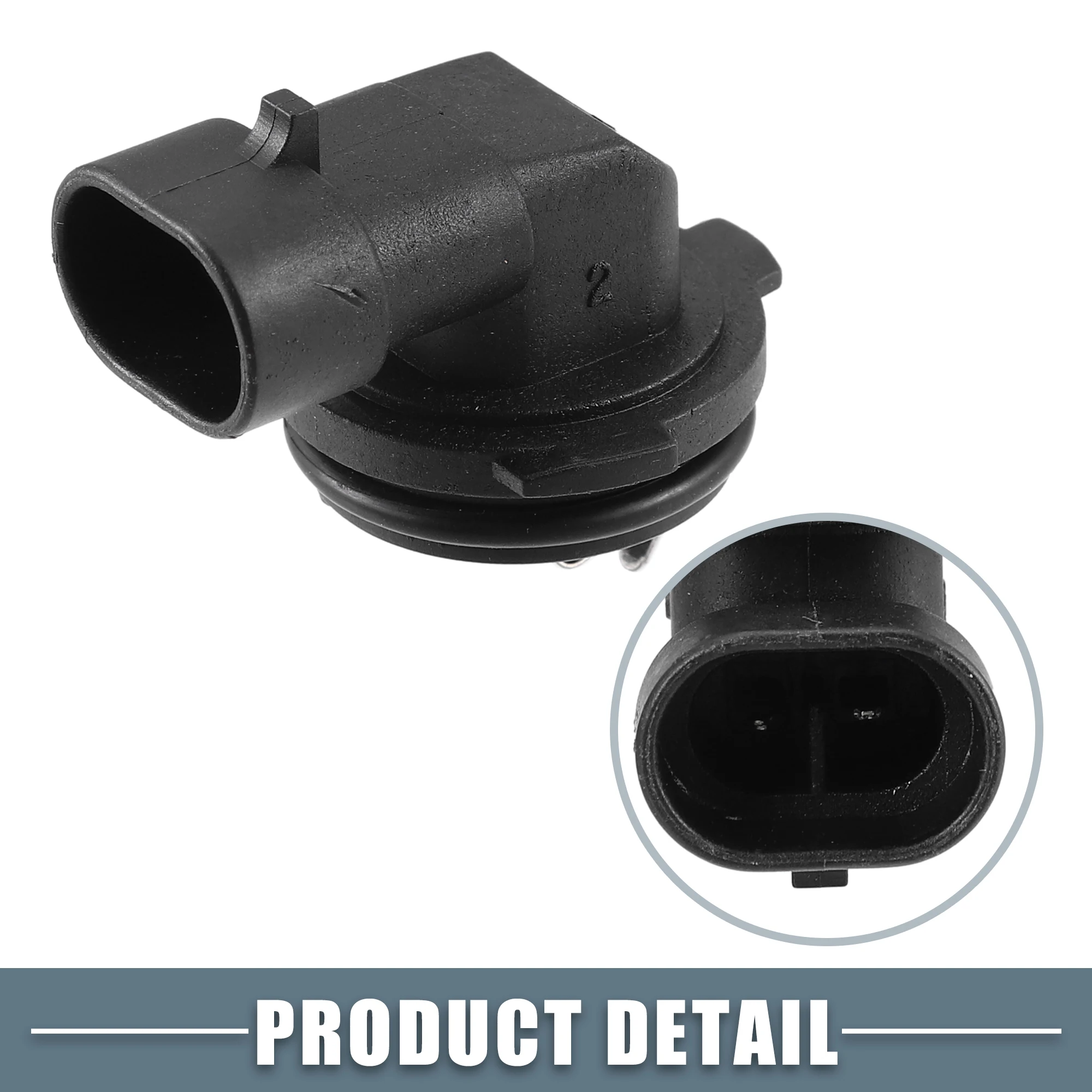 X Autohaux Fog Light Bulb Holder Socket 1445, H1 for Automotive Car Vehicle Plastic Black