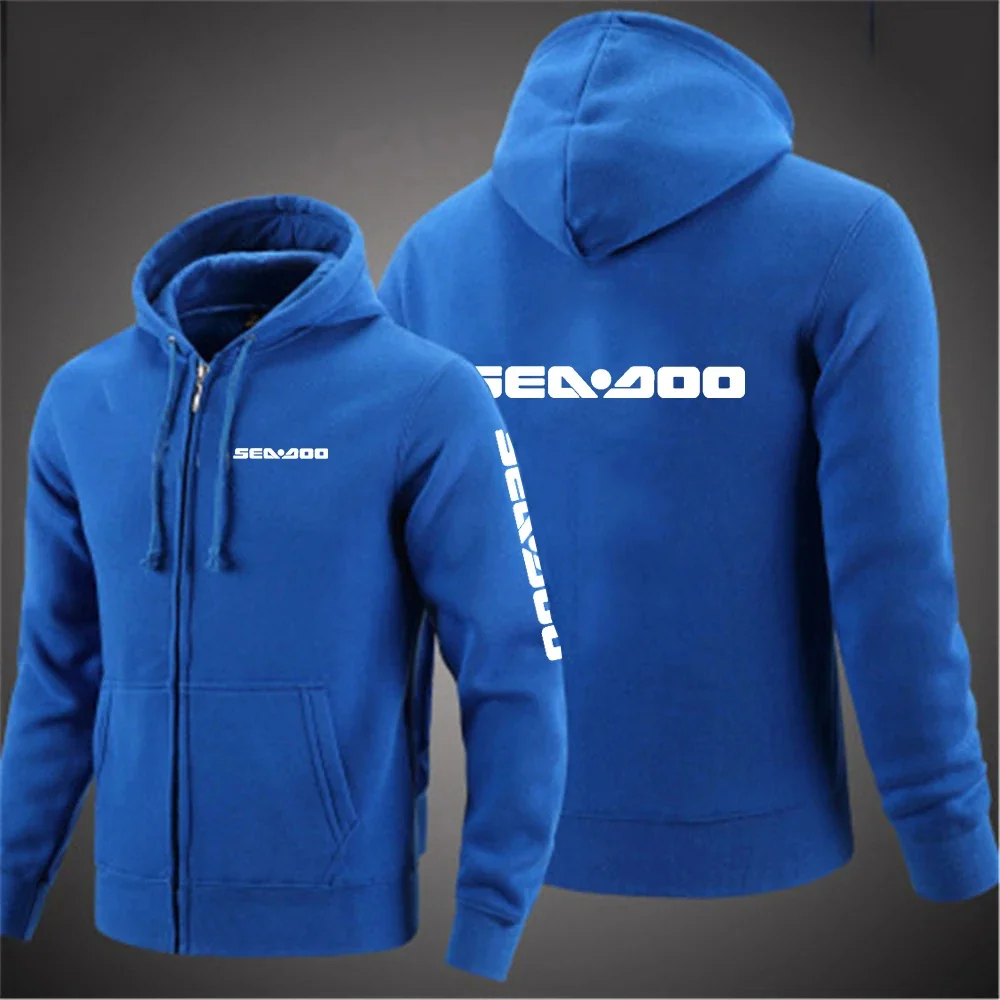 NONE Sea Doo Moto Zip Hoodie Solid 3