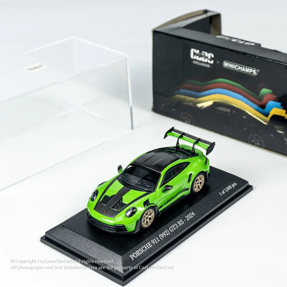 MINICHAMPS 1/64 Porsche 911 GT3 RS Alloy Car Model