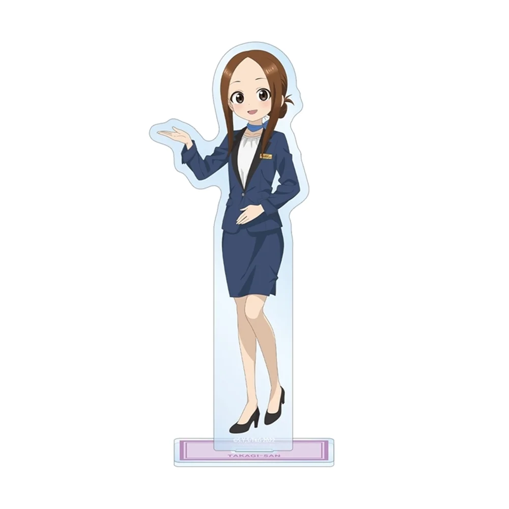 Anime Teasing Master Takagi-san  Model 15CM Keychain Cosplay Charm Characters Ornament Accessories Goods Collection Gifts
