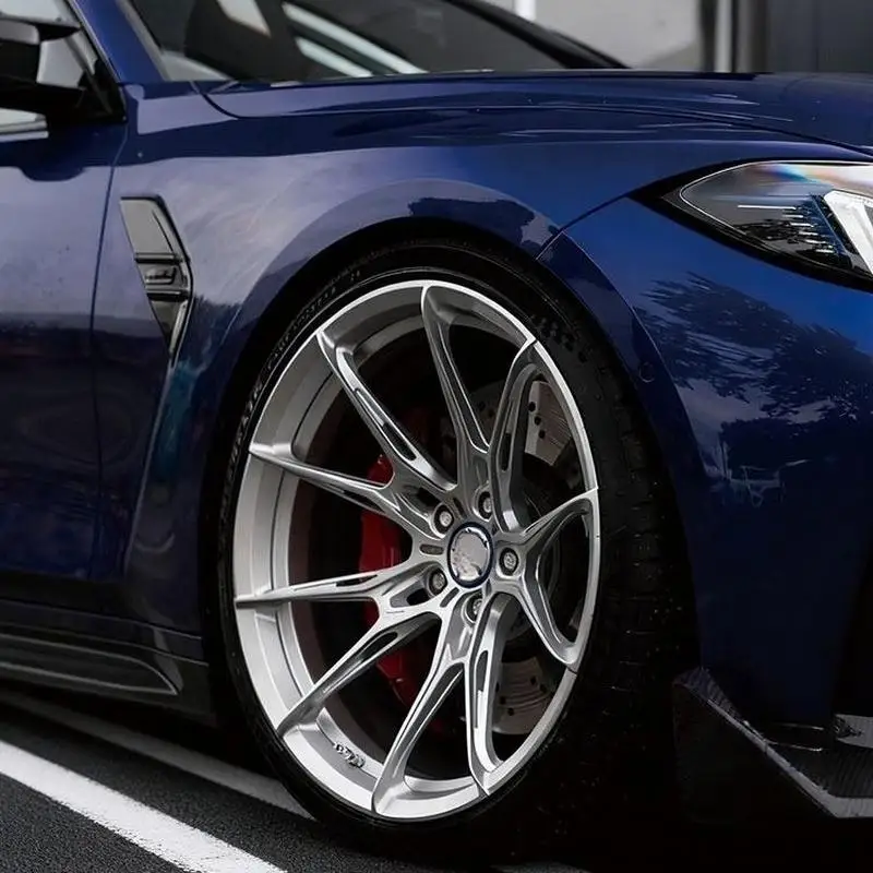 Custom Forged Monoblock Wheels 18-22 Inch 5x112 Deep Concave Brushed Black Polished Lip 6061-T6 ET20-38 Fit G80 W205 B9