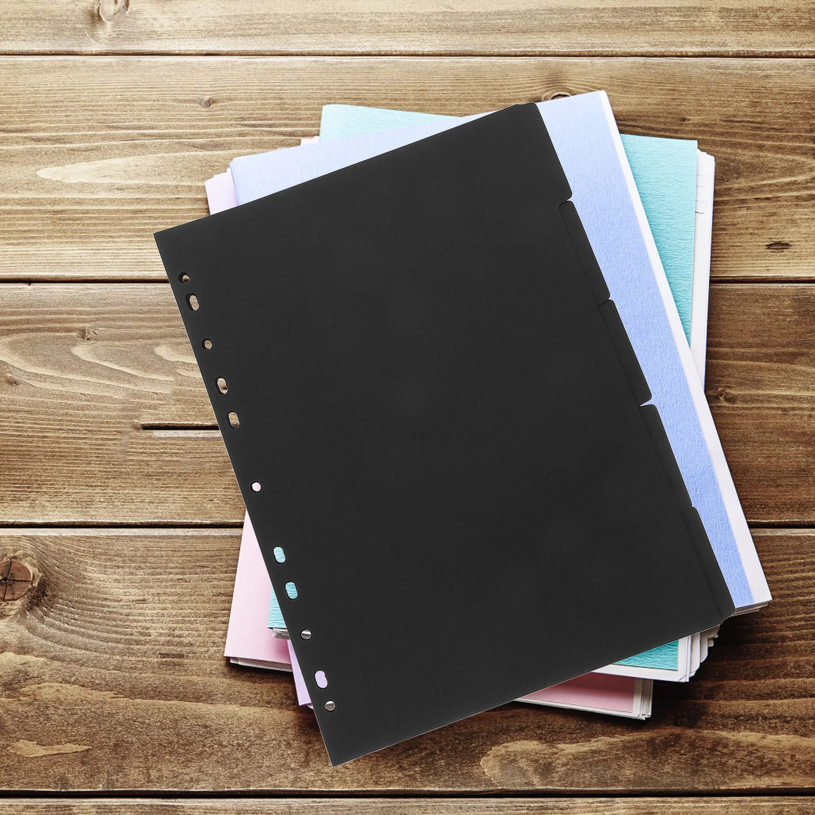 5 Sheets Index Separator Page Binder Dividers Paper Tabs for Classification Spiral