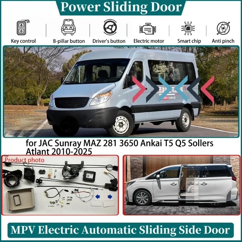 for JAC Sunray MAZ 281 3650 Ankai T5 Q5 Sollers Atlant 2010-2025 Smart Automatic Electric Side Power Sliding Door Control System