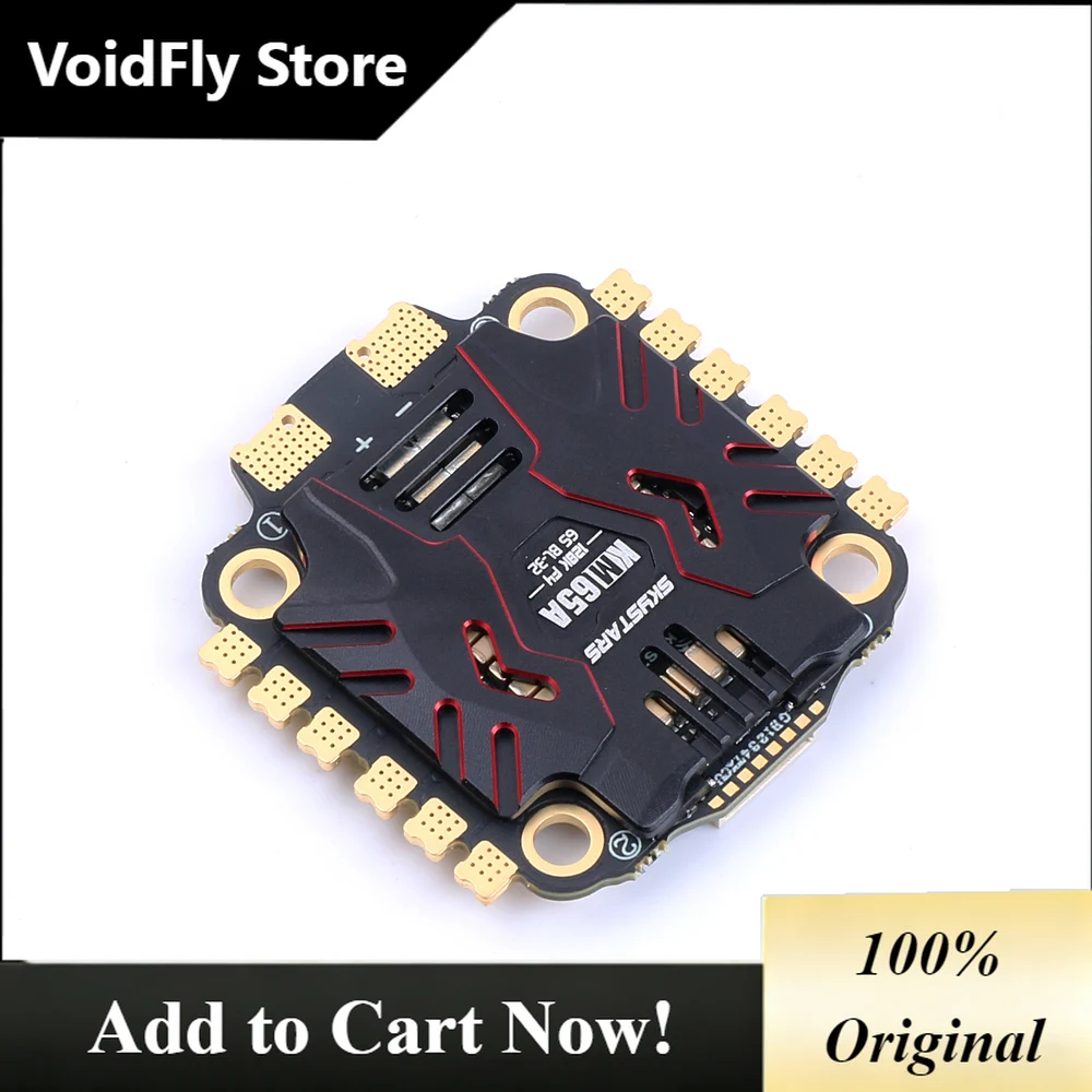 VoidFly SKYSTARS KM65 BLHELI_32 F4 128KHZ 65A 3-6S 4-IN-1 ESC – 30 X 30MM