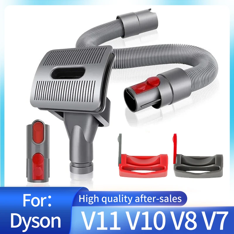 Dog Pet Groom Brush Tool For Dyson V15 V11 V10 V8 V7 V6 Vacuum Clean With Converter Adapter Replacement Attachment