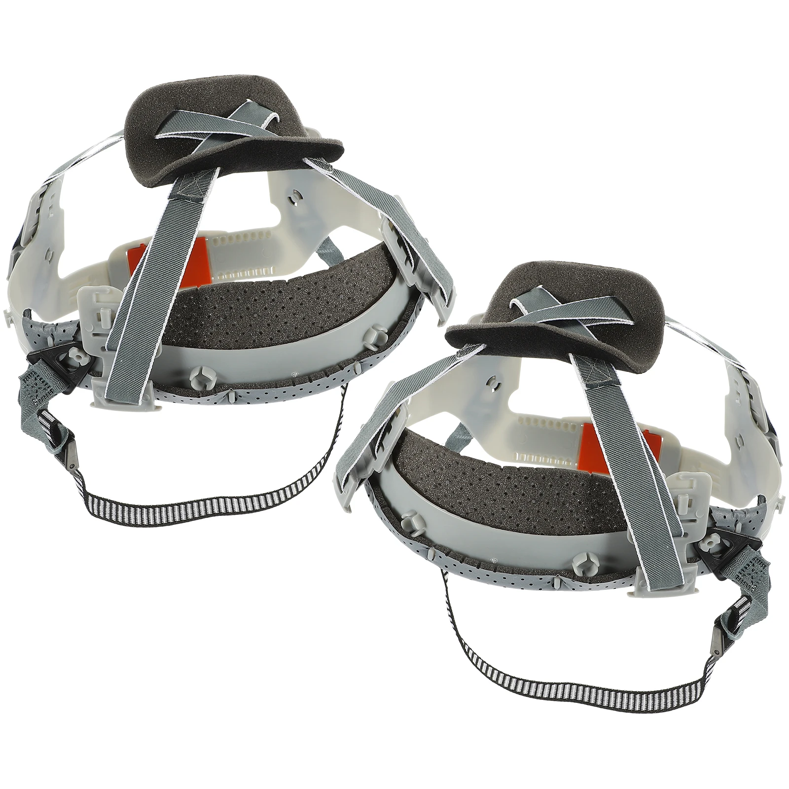 

2pcs Safety Liner Bump Caps Plastic Cloth Mix Hard Hat Supplies Lightweight Protection Ventilation Design Outdoor Work