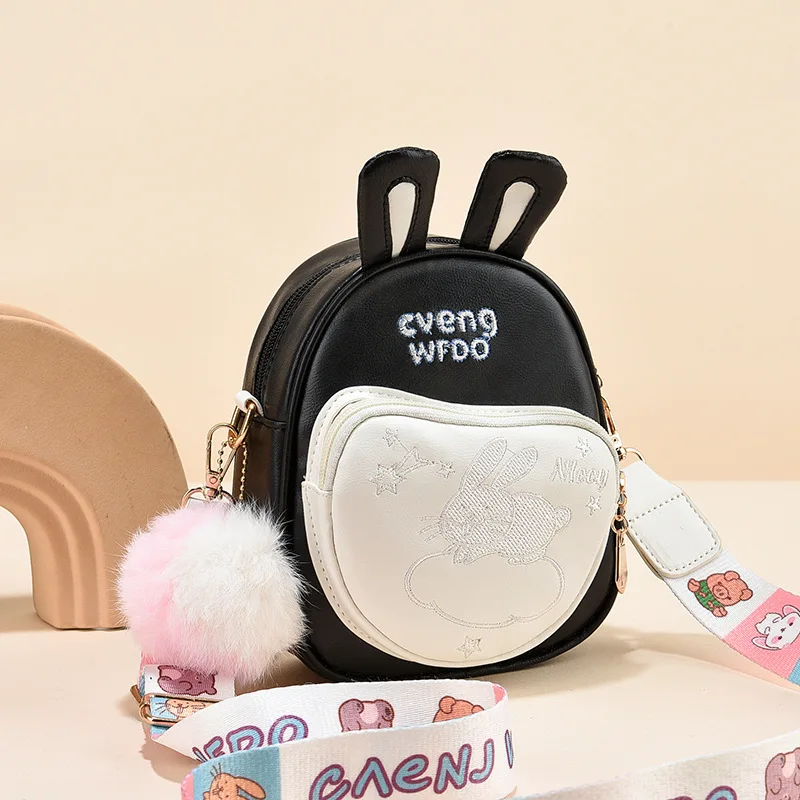 Bunny Messenger Bag para crianças, Bolsa de ombro para menina, Bolsas Crossbody para mãe e filhos, Bolsas para mulheres