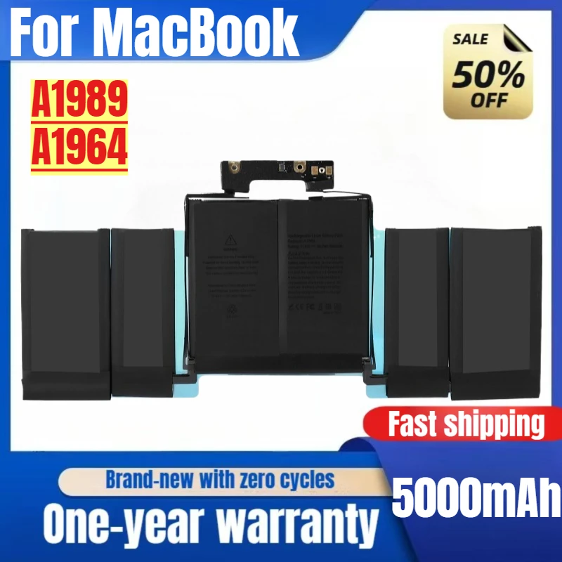

Laptop Battery A1964 For MacBook Pro 13 "A1989 A1964 High Capacity Battery High Quality Replacement Battery