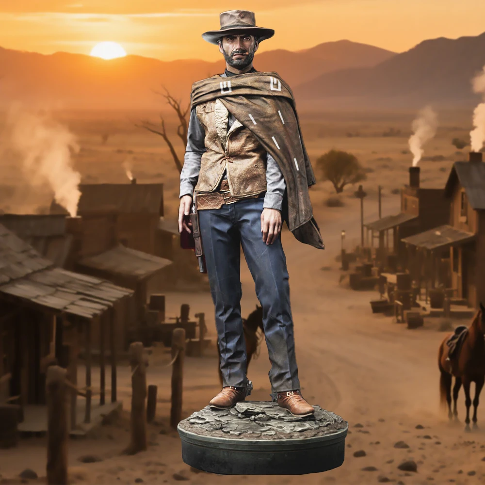 

1:16 Western Gunslinger Resin Model Kit - Unpainted DIY Artisan Project | A943 Frontier Collectible