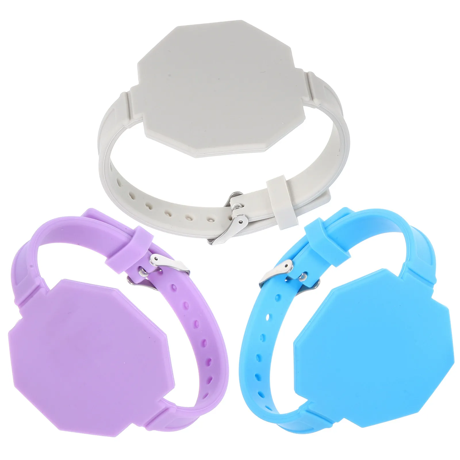 

3Pcs Reusable Memo Silicone Wristbands Slap Bracelets Wrist Notepad to Do List Reminder Comfortable Stylish for Nurses