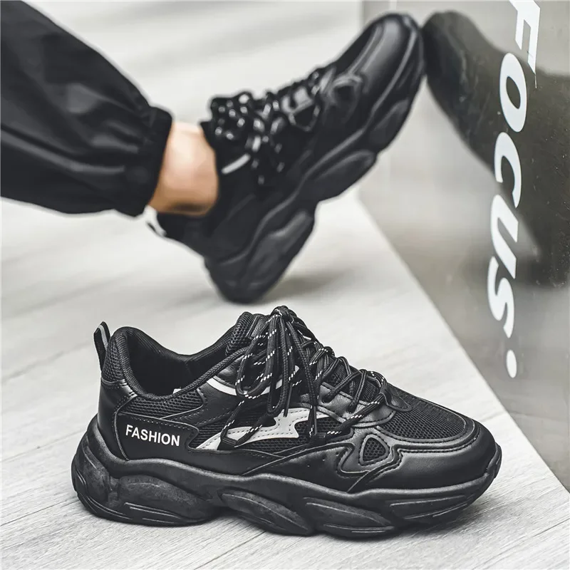 

Fashion Men Casual Shoes Lightweight Running Sneakers Flexible Breathable Durable Sports Shoes Leisure Stylish Walking Shoes