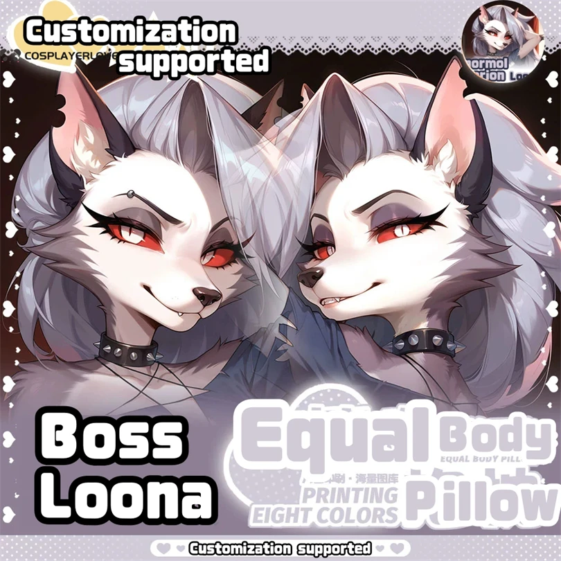 

Game Anime Pillow Cover Boss Loona Double-sided Hugging Pillowcase