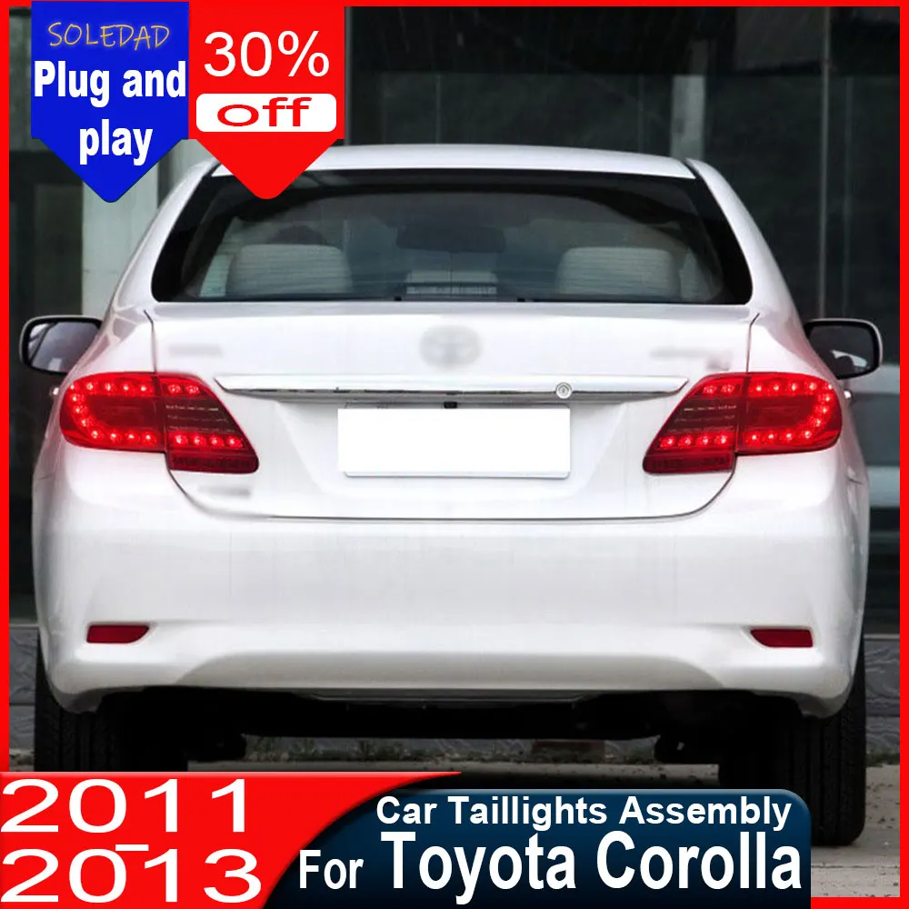 Car Tail Lamp for Toyota Corolla LED Tail Light 2011 2012 2013 Corolla Altis Rear Fog Brake Turn Signal Car Accessories