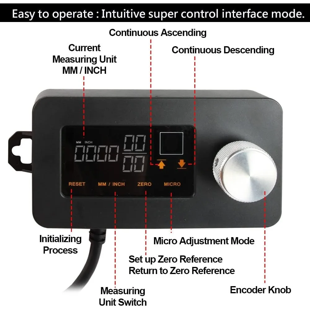 Motorized Router Lift Systems for 3-1/2