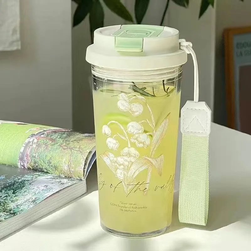 

2024 New Suzuki Water Cup, High Beauty Plastic Cup for Girls, Portable Coffee Mug, Portable Small and Popular Portable Cup
