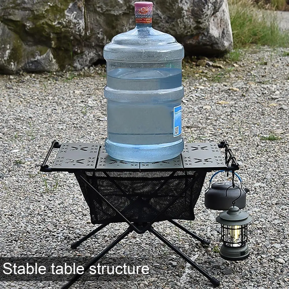 

Barbecue Camping Table Portable Aluminum Alloy Folding Table for Camping Hiking Bbq with 20kg Load Capacity for Outdoor