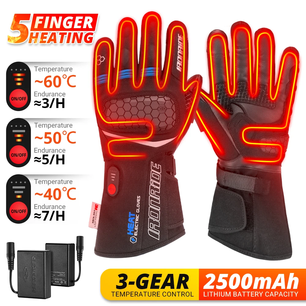

Heating Gloves Winter Thermal Motorcycle Riding Heating Gloves Riding Waterproof Skiing Touch Screen Self Heating Gloves Men